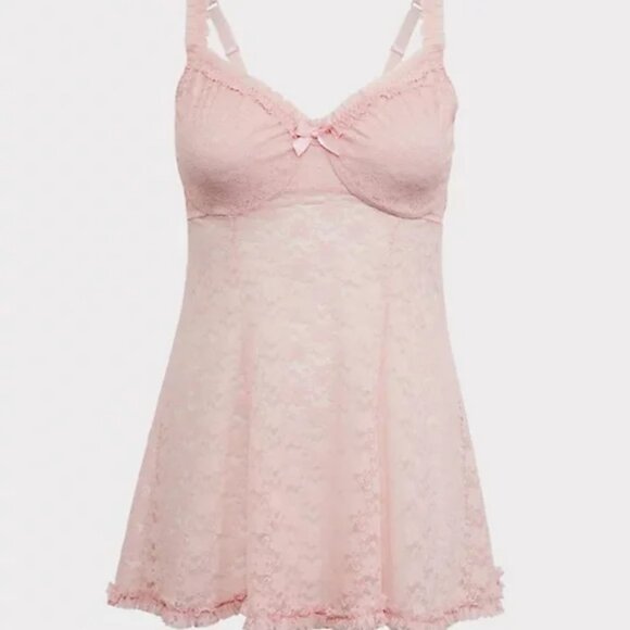 NWOT Torrid Lace Underwire Babydoll - Picture 4 of 8